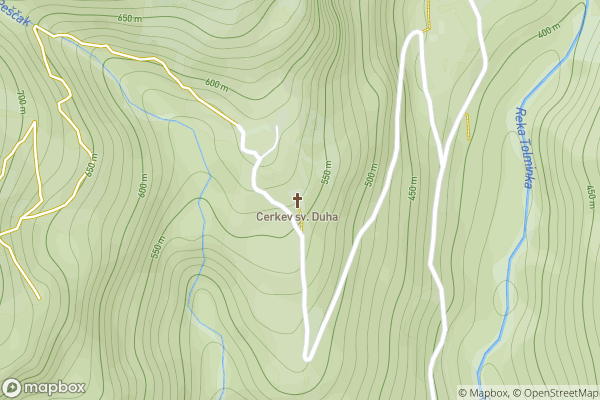 static Mapbox map