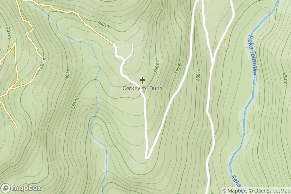static Mapbox map