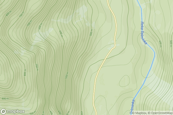 static Mapbox map