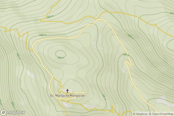 static Mapbox map