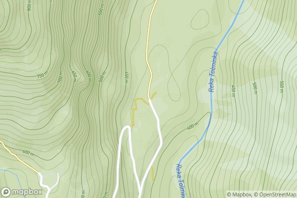 static Mapbox map