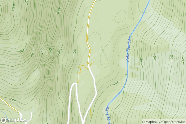 static Mapbox map