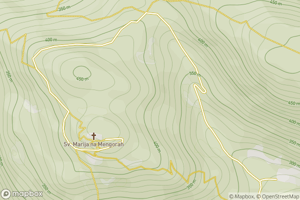 static Mapbox map