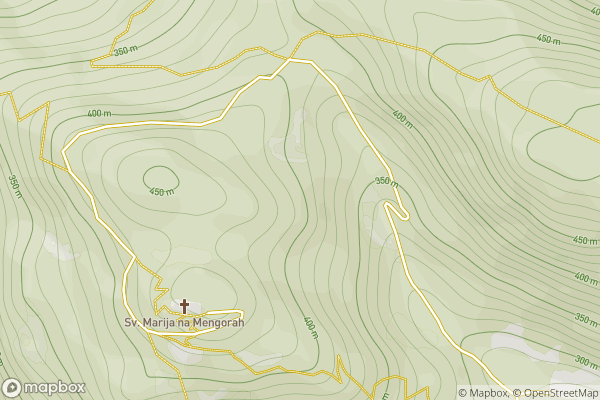 static Mapbox map