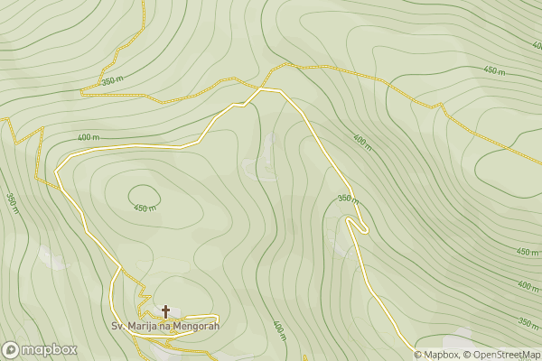static Mapbox map