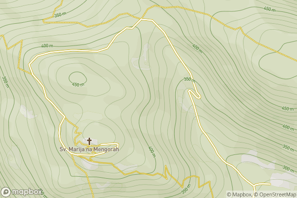 static Mapbox map