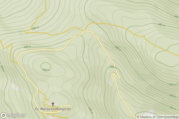 static Mapbox map
