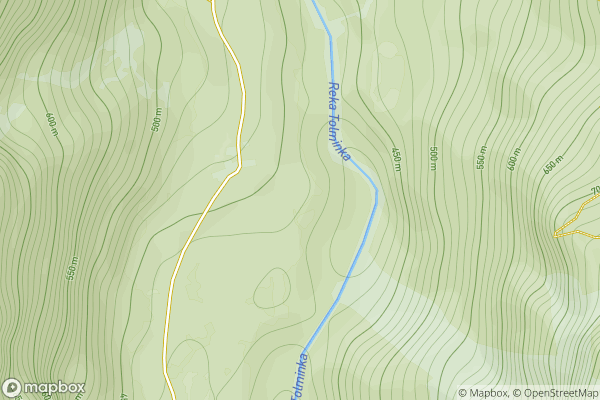 static Mapbox map