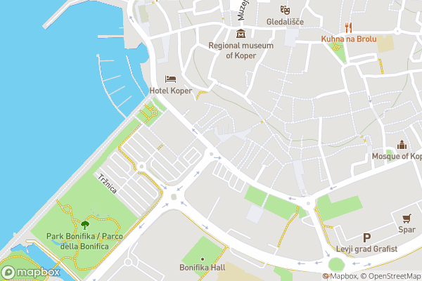 static Mapbox map