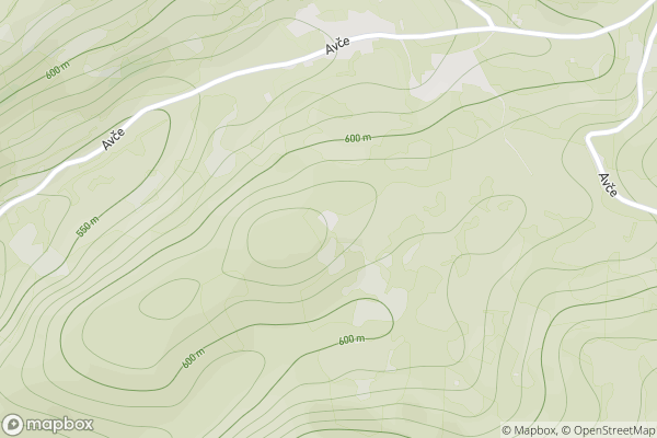 static Mapbox map