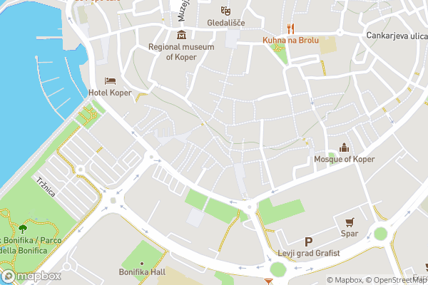 static Mapbox map