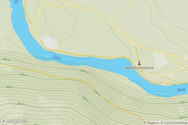 static Mapbox map