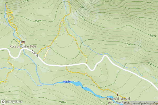 static Mapbox map