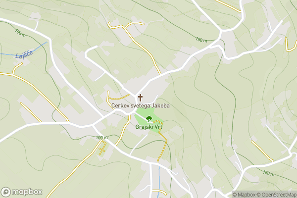 static Mapbox map