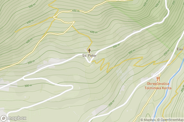 static Mapbox map