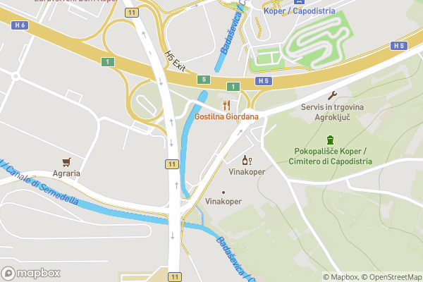 static Mapbox map