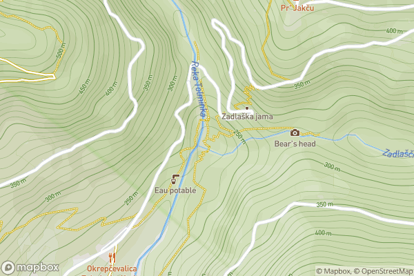 static Mapbox map