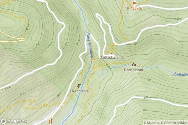 static Mapbox map