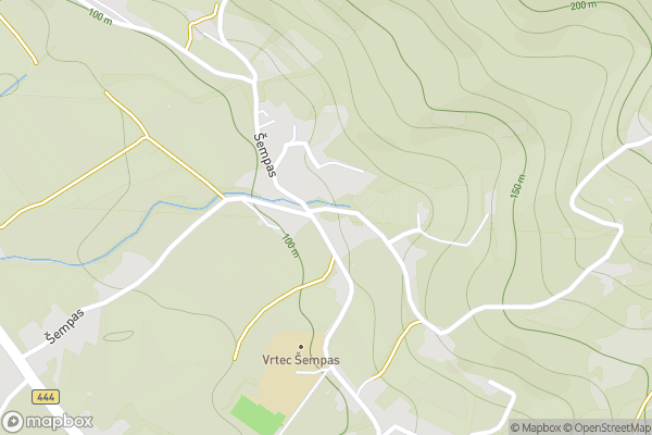 static Mapbox map