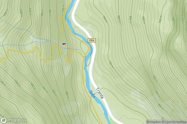 static Mapbox map
