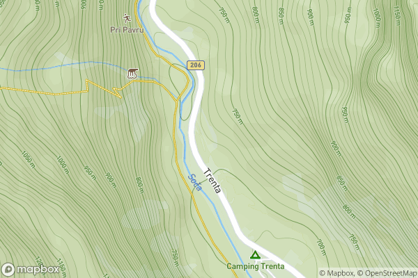 static Mapbox map