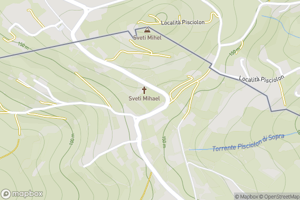 static Mapbox map