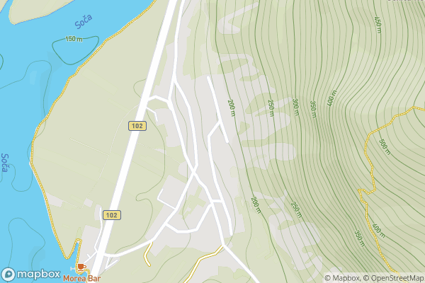 static Mapbox map