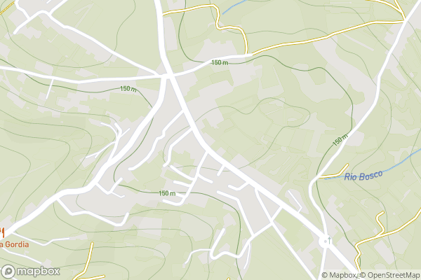 static Mapbox map