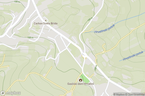 static Mapbox map