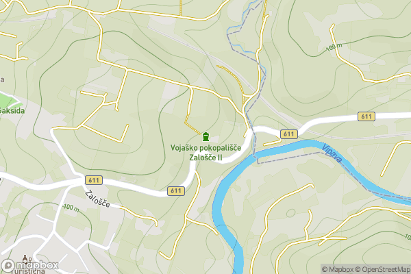 static Mapbox map