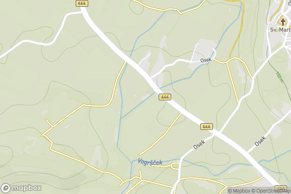 static Mapbox map