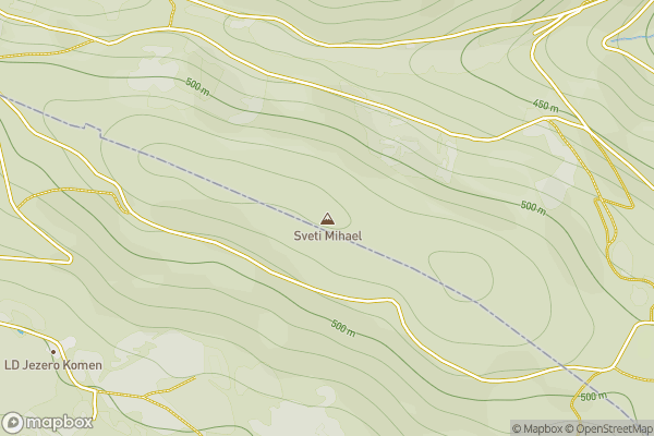 static Mapbox map