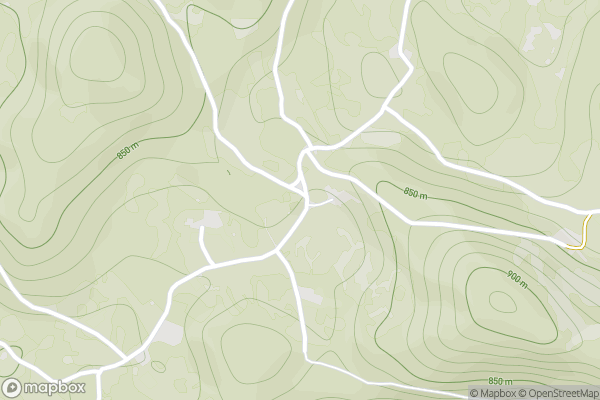 static Mapbox map