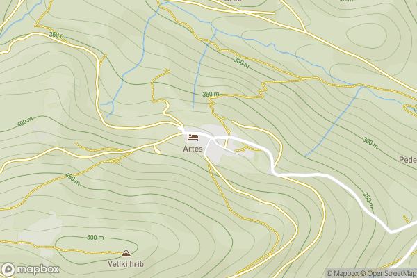 static Mapbox map