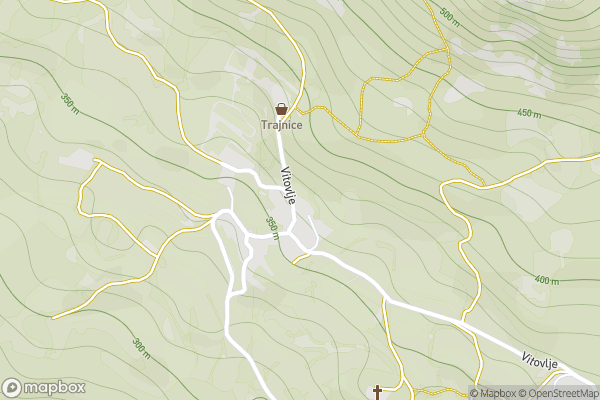 static Mapbox map