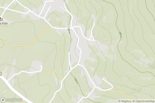 static Mapbox map