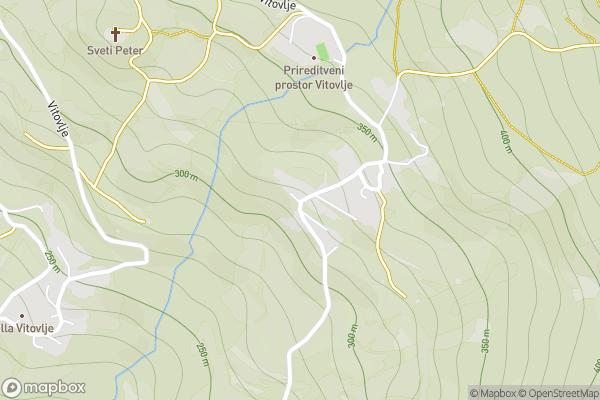 static Mapbox map