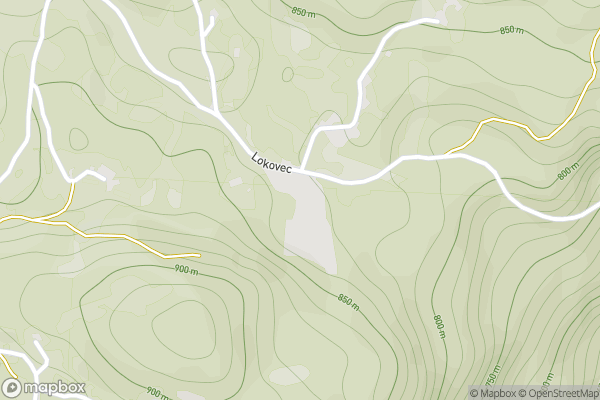 static Mapbox map