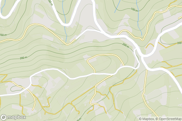 static Mapbox map