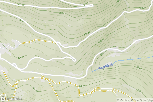 static Mapbox map