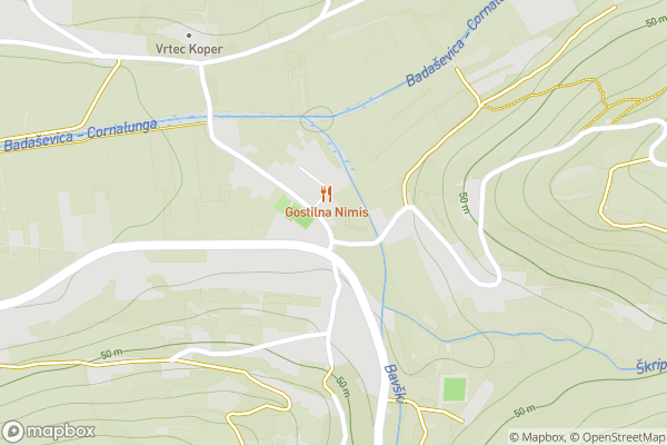 static Mapbox map