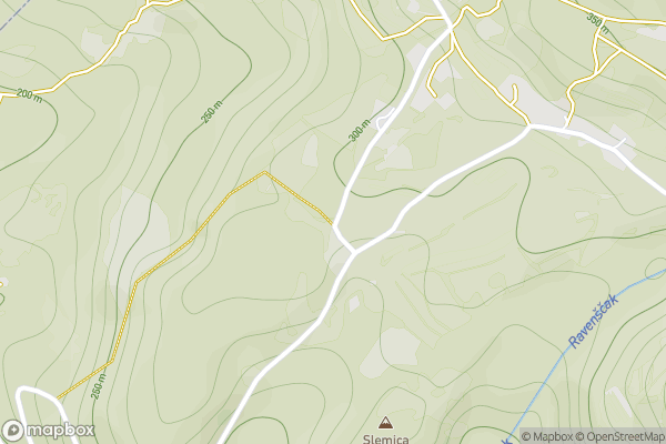 static Mapbox map