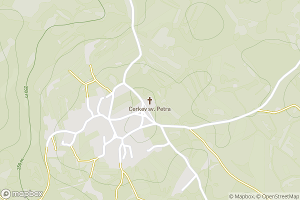 static Mapbox map
