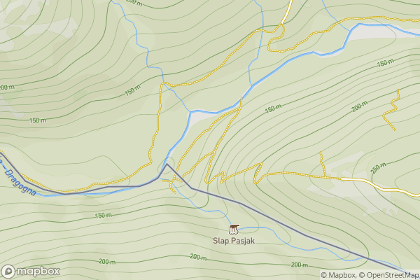 static Mapbox map