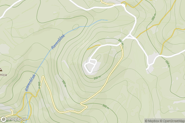 static Mapbox map