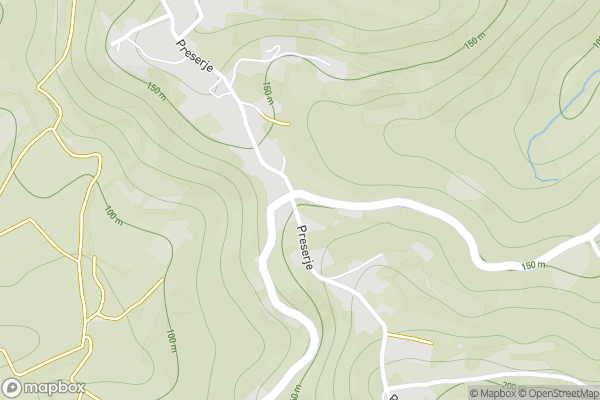 static Mapbox map