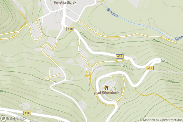static Mapbox map