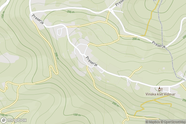 static Mapbox map