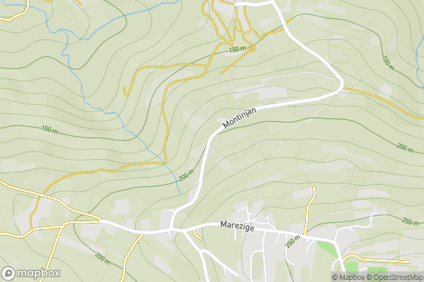 static Mapbox map