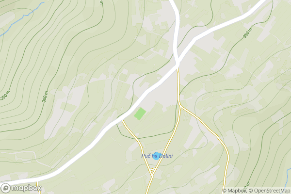 static Mapbox map